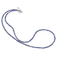 Colier Kianit sfere fatetate, 3mm