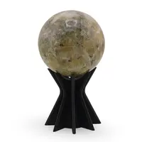 Suport pentru sfera din PLA premium, forma stelata cu opt brate - negru