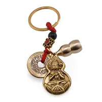 Amuleta breloc feng shui premium din metal cu Wu Lou si Buddha Medicine, 2026