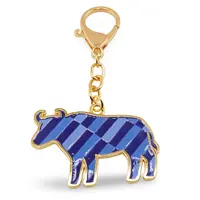 Amuleta breloc feng shui din metal pentru zodia Bivol, 2026