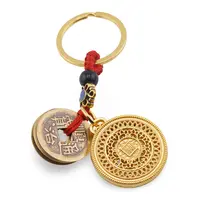 Amuleta breloc feng shui premium din metal cu Morisca dorintei, 2026