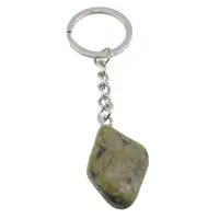 Breloc Jad serpentin piatra rulata 25mm