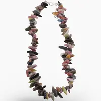 Colier Turmalina multicolora freeform 10-20mm