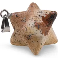 Pandantiv merkaba din Jasp peisaj