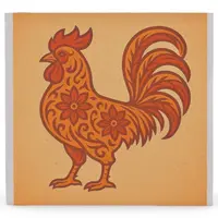 Abtibild sticker Feng Shui cu zodia Cocos pentru crestere si evolutie personala