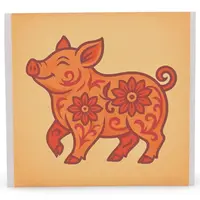 Abtibild sticker Feng Shui cu zodia Mistret pentru crestere si evolutie personala