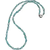 Colier cristale naturale Apatit picatura 5-8mm si discuri 2mm