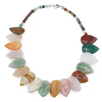 Colier Mix cristale picturi mari, 32mm