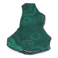 Felie slefuita unicat din Malachit natural, M1