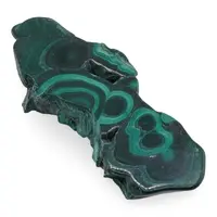 Felie slefuita unicat din Malachit natural, M11