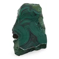 Felie slefuita unicat din Malachit natural, M5