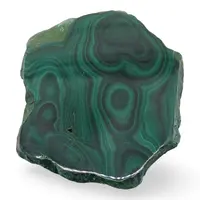 Felie slefuita unicat din Malachit natural, M7