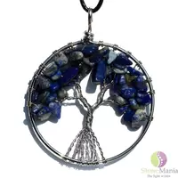 Pandantiv pomul vietii cu pietre de lapis lazuli