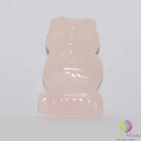 Bufnita cuart roz figurina gravata 50mm