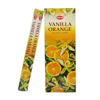 Betisoare parfumate HEM Vanilla Orange 20 buc