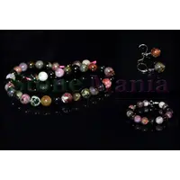 Set turmalina multicolor sfere 12mm