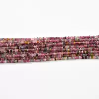 Sirag turmalina multicolor discuri micro fatetate 3,5mm, 38cm