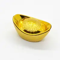 Pepita aurie medie din plastic 4,4cm