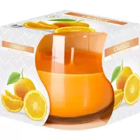 Lumanare parfumata Bispol cu pahar tip bol - Orange