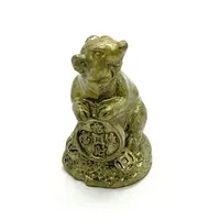 Statueta Feng Shui Sobolan cu moneda I-Ching - mic