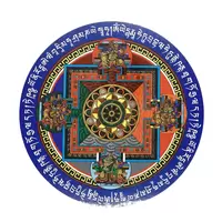 Abtibild Feng Shui cu Mandala Hayagriva impotriva energiilor nebenefice- 12cm