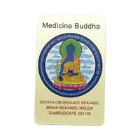 Card Feng Shui din plastic Amuleta Buddha Medicine si Pasarea Garuda