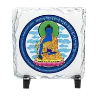 Placa Feng Shui din piatra Buddha Medicine - 14cm