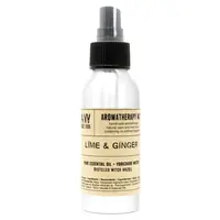 Ulei esential natural Lime and Ginger 100 ml, cu pulverizator