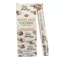 Betisoare parfumate HEM White Sage Coconut 20 buc