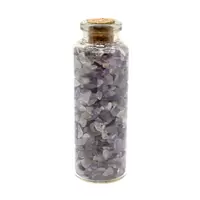 Sticla cu cristale naturale de ametist, medie - 8cm