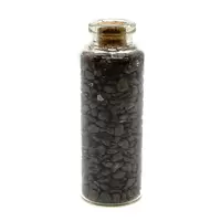 Sticla cu cristale naturale de granat, medie - 8cm