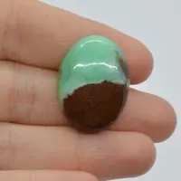 Cabochon crisopraz bio 27x20x7mm A58