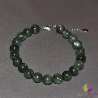 Bratara serafinit sfere 8mm si argint 925 Bratara serafinit sfere 8mm si argint 925