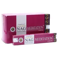 Betisoare parfumate Golden Nag - Meditation, 15g