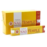 Betisoare parfumate Golden Nag - Temple, 15g