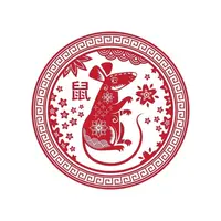 Abtibild Feng Shui cu zodia Sobolan - mic, 5cm