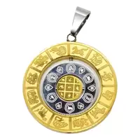 Pandantiv amuleta Feng Shui - Cele 8 simboluri si silaba HRIH