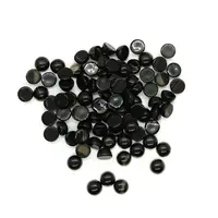 Cabochoane din obsidian 8mm