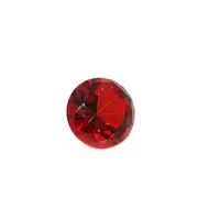 Cristal decorativ din sticla K9, diamant, mic - 3cm, rosu