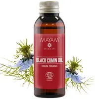 Ulei vegetal de Chimen negru Bio virgin, Ecocert / Cosmos, Mayam 50ml