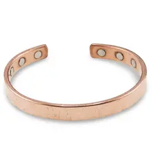 Bratara din cupru MASIV cu sase magneti, model simplu