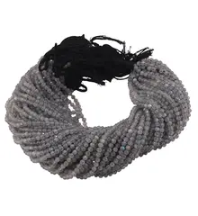 Sirag Labradorit sfere fatetate 4mm, 31-32cm