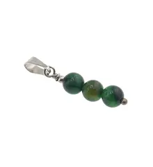 Pandantiv Ochi de tigru verde sfere, 6mm