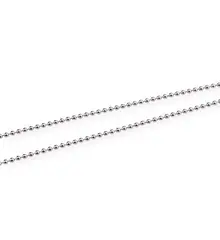 Lant argint 925 rodiat, model bead chain - 45cm