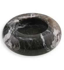 Scrumiera din marmura, black zebra - 10cm