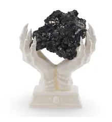 Suport pentru cristale din PLA premium, maini de vrajitoare - alb