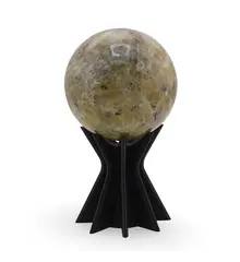 Suport pentru sfera din PLA premium, forma stelata cu opt brate - negru