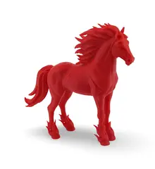 Statueta feng shui Calul de Foc - 8,5cm