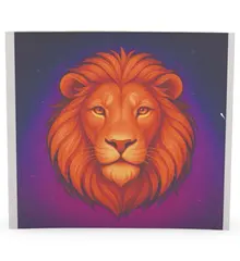 Abtibild sticker cu zodia LEU, 51mm