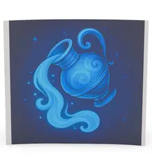 Abtibild sticker cu zodia VARSATOR, 51mm